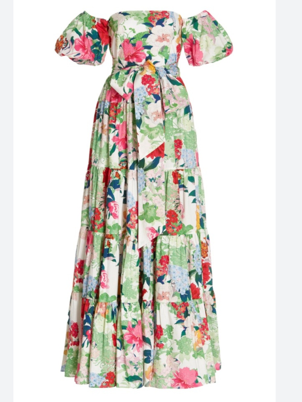 Cara Cara Multicolor One-Shoulder Floral Maxi Dress